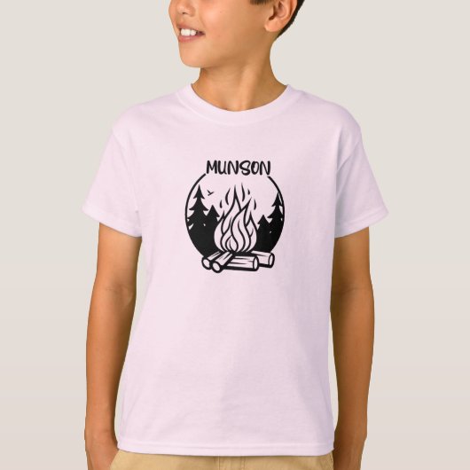 Kamperen bij Munson T-shirt (Voorkant)