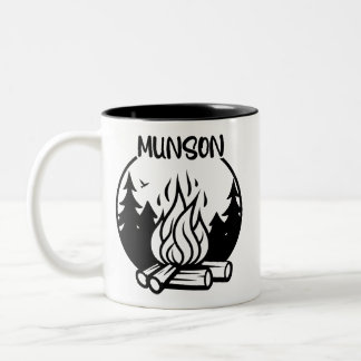 Kamperen bij Munson Tweekleurige Koffiemok