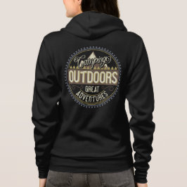 Kamperen Buitenshuis Geweldige Avonturen Hoodie