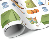 Kamperen Cadeaupapier (Rol Hoek)