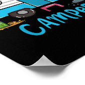 Kamperen Camper Rv  Poster (Hoek)
