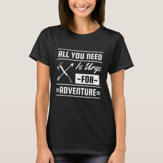 Kamperen en avontuur grappig t-shirt