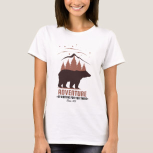 Kamperen en avontuur grappig t-shirt