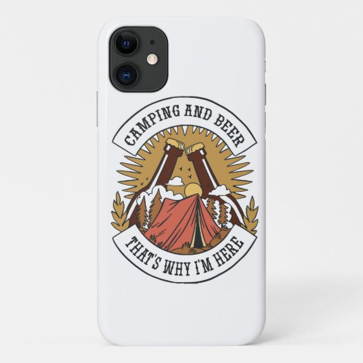 Kamperen en Bier Case-Mate iPhone Case (Achterkant)