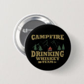 kamperen en drink ronde button 5,7 cm (Voorkant /achterkant)