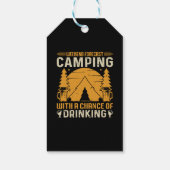Kamperen en drinken cadeaulabel (Achterkant)