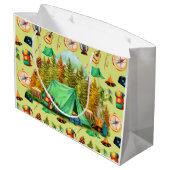 Kamperen en wandelen groot cadeauzakje (Achterkant Gekanteld)