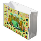 Kamperen en wandelen groot cadeauzakje (Voorkant Gekanteld)