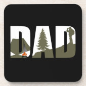 kamperen en wandelpap bier onderzetter (Voorkant)