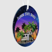 Kamperen Florida State Parks Palmbomen Ornament (voorkant)