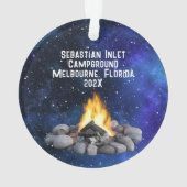 Kamperen Florida State Parks Palmbomen Ornament (achterkant)