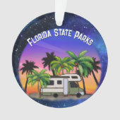 Kamperen Florida State Parks Palmbomen Ornament (voorkant)