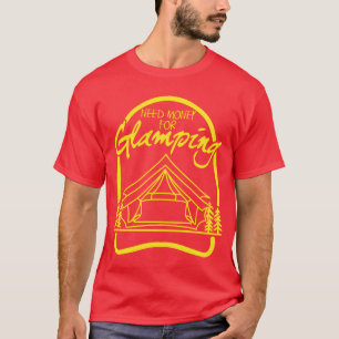 Kamperen Glamping Motorhome Camper Van meisje T-shirt