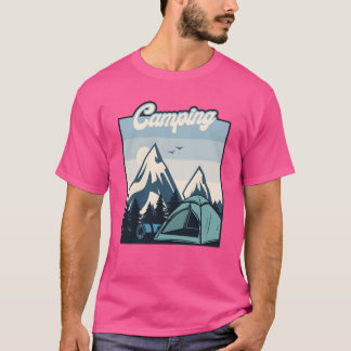 Kamperen Glamping Rugzakreizen Kampeerterreinen Ca T-shirt