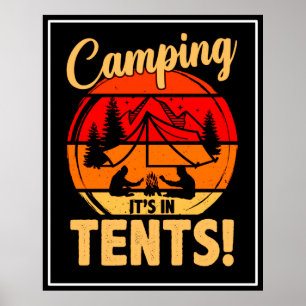 Kamperen Het is in Tents-43431 Poster
