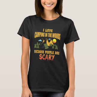 Kamperen Ik Hou Van Kamperen In De Bossen Mensen Z T-shirt