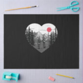 kamperen in bergbeklimmen natuur tissuepapier (Craft)