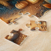Kamperen in bos legpuzzel (Zijkant)