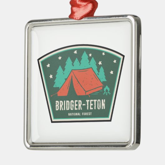 Kamperen in Bridger-Teton National Forest Metalen Ornament (Links)
