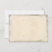 Kamperen in de bossen Trouwen RSVP kaarten (Achterkant)