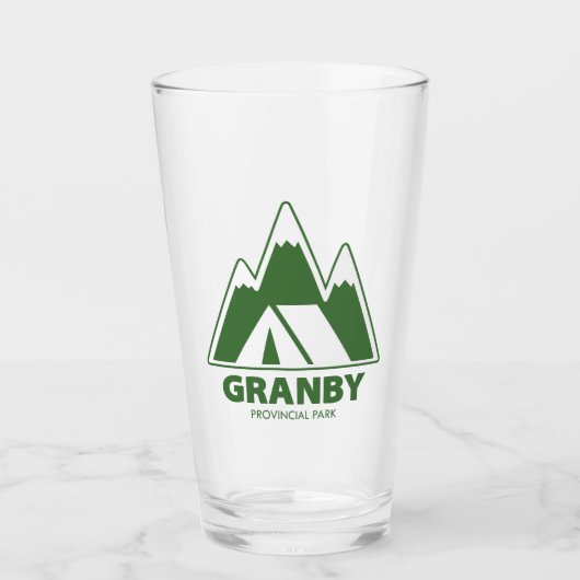Kamperen in Granby Provincial Park Mountains Glas (Voorkant)