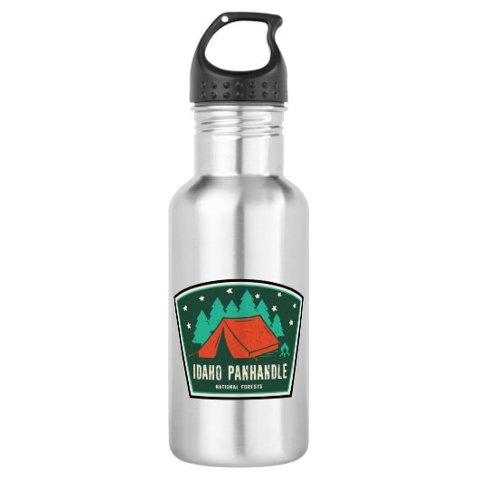 Kamperen in Idaho Panhandle National Forests Waterfles (Voorkant)