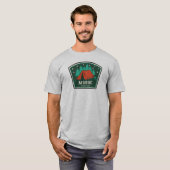 Kamperen in Modoc National Forest T-shirt (Voorkant volledig)