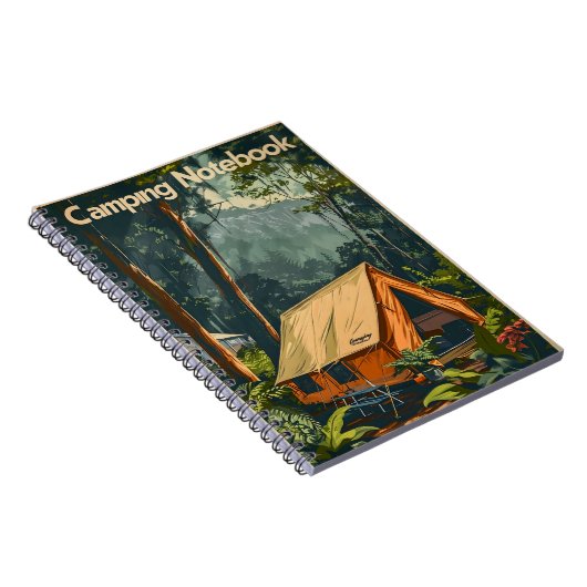  Kamperen in Oerwoud Notitieboek (Rechterzijde)