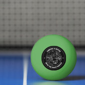 Kamperen is beter met de juiste mensen pingpongbal (Net)