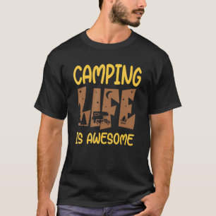 Kamperen is geweldig - Vrouwen Mannen Kamperen T-shirt