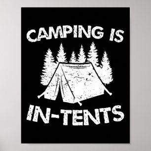 Kamperen Is In Tenten - Intensive Woordspeling - G Poster