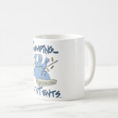 Kamperen is intenties koffiemok (Voorkant rechts)