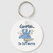 Kamperen is intenties sleutelhanger (Voorkant)