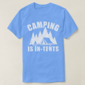 Kamperen is intenties t-shirt (Design voorkant)