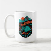 Kamperen is mijn beste herinneringen koffiemok (Links)