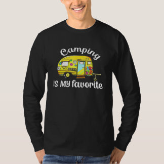 Kamperen is mijn favoriete seizoen Caravan Camper T-shirt