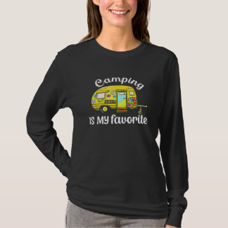 Kamperen is mijn favoriete seizoen Caravan Camper T-shirt