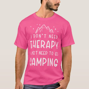 Kamperen is mijn favoriete seizoen voor vrouwen en t-shirt