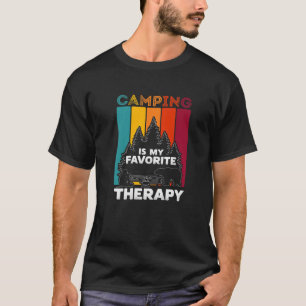 kamperen is mijn favoriete therapiefonie t-shirt