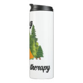Kamperen is mijn leuke therapie thermosbeker (Geroteerd rechts)