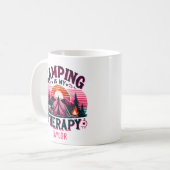 Kamperen Is Mijn Therapie Koffiemok (Voorkant links)