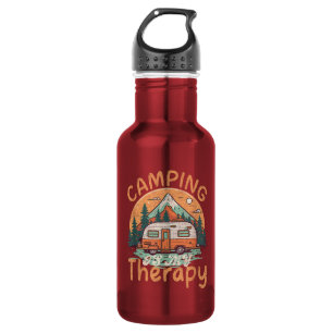 Kamperen Is Mijn Therapie Zomer Vakantie Familie Waterfles