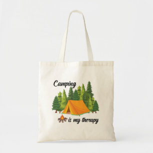 Kamperen is mijn zomertherapie tote bag