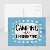 Kamperen is ondergewaardeerd Briefkaart (Voorkant / Achterkant)