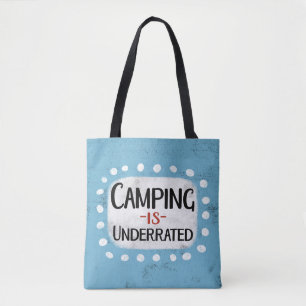 Kamperen is ondergewaardeerde Canvas tas