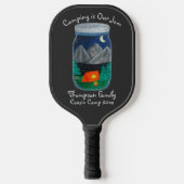 Kamperen is Onze Jam Tent en bergen in Jar Pickleball Paddle (Voorkant)