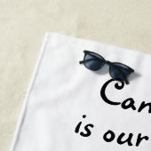 Kamperen is Onze Jam Tent en bergen in Jar Strandlaken (In situ)