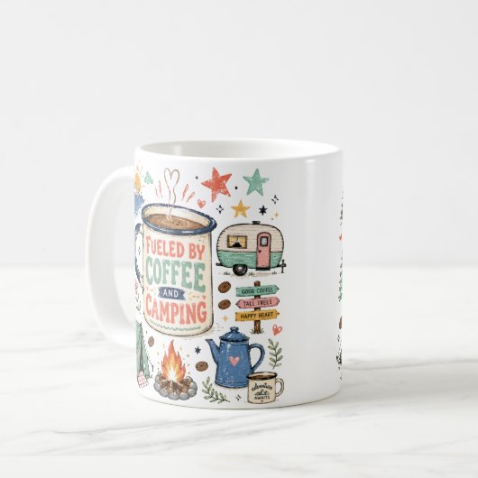Kamperen Koffiemok (Voorkant links)