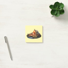 Kamperen met geliefden post-it® notes