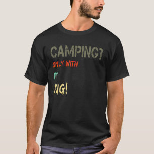 Kamperen met Hondentent Motorhome Alleen met T-shirt